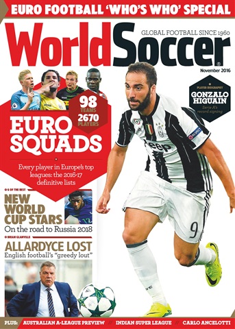 World Soccer issue November 2016