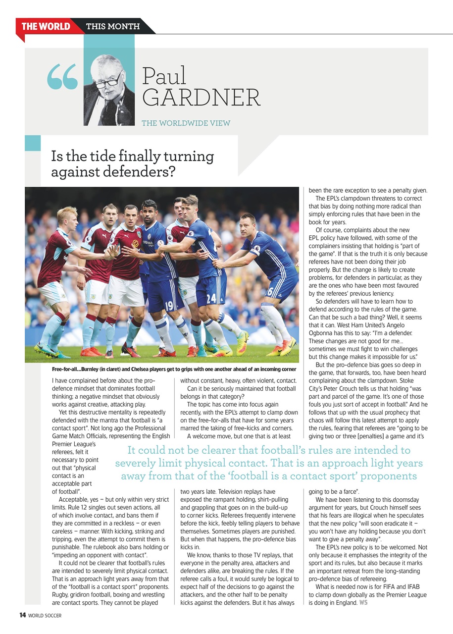 World Soccer Preview Pages