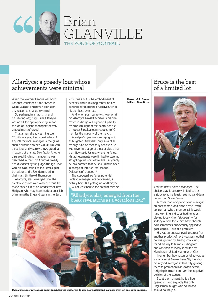 World Soccer Preview Pages