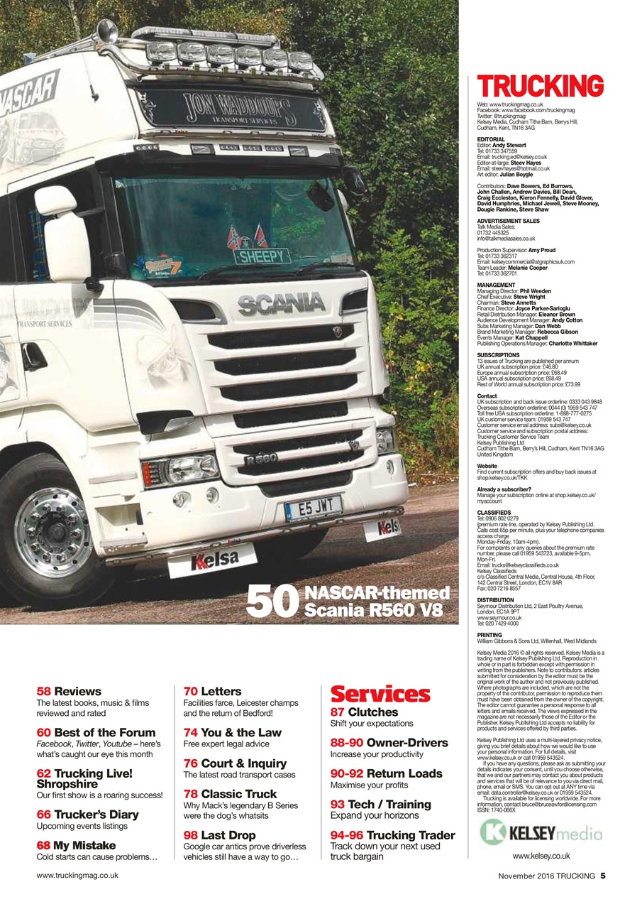 Trucking Magazine Preview Pages
