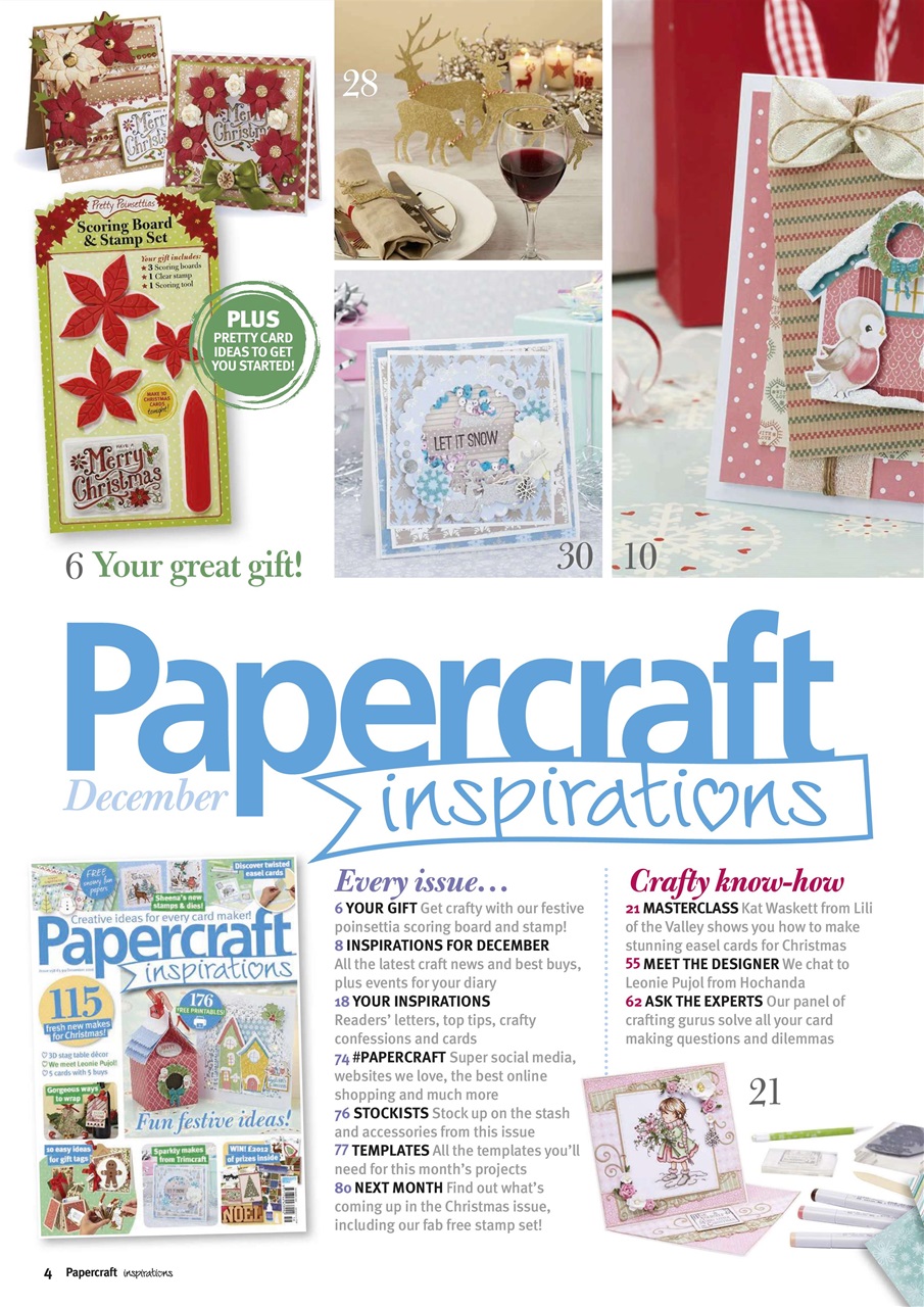 Papercraft Inspirations Preview Pages