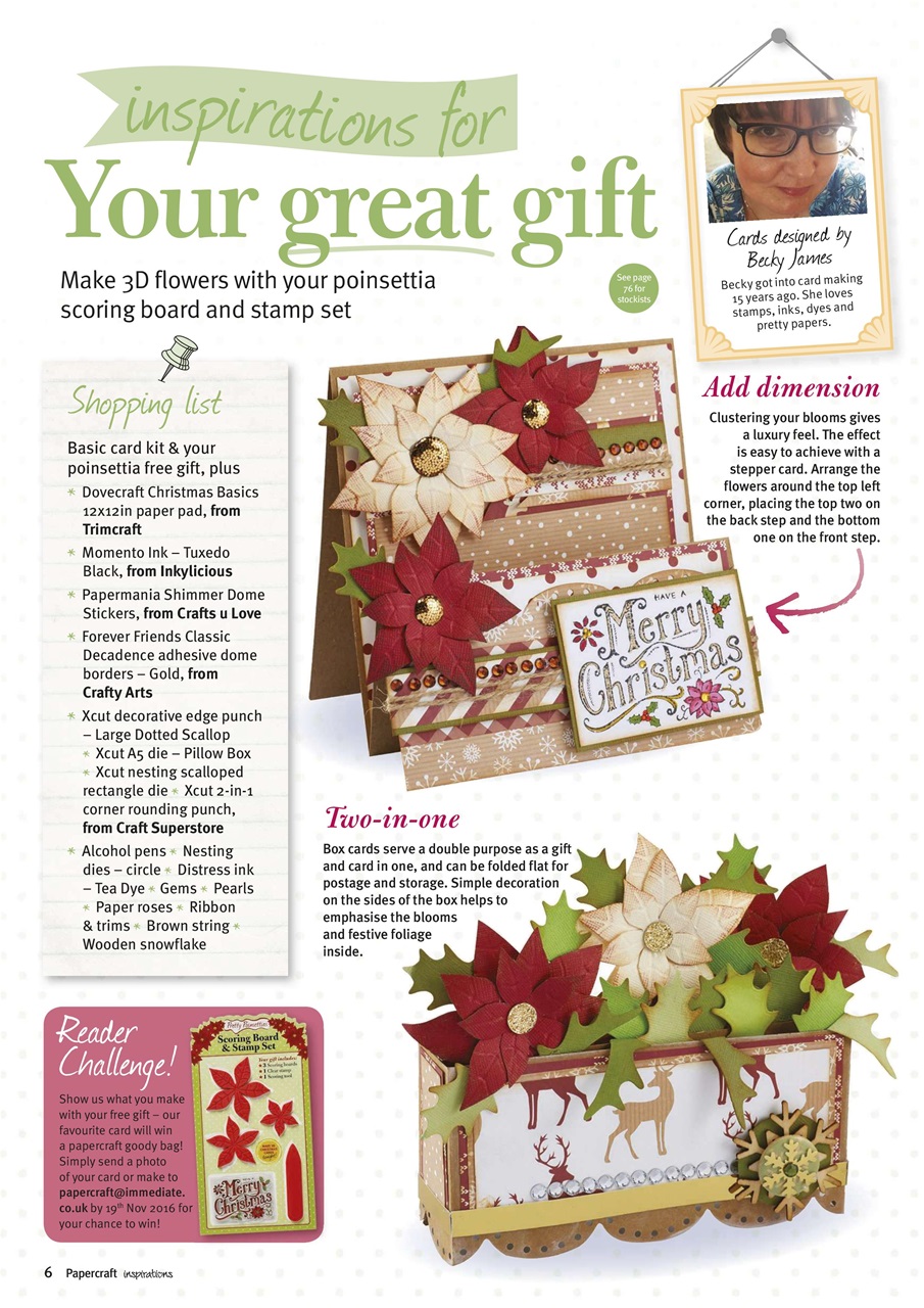 Papercraft Inspirations Preview Pages