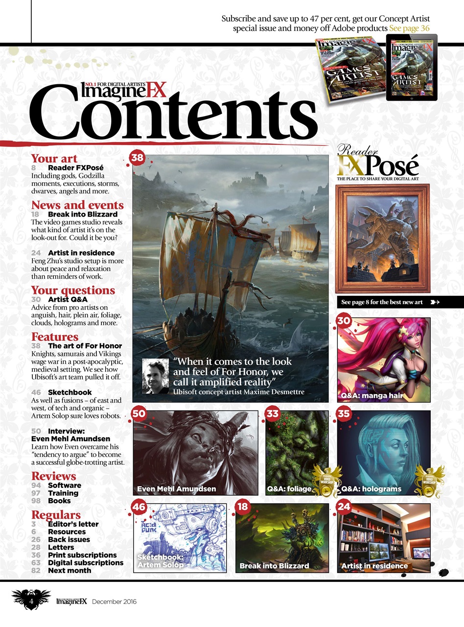 ImagineFX Preview Pages