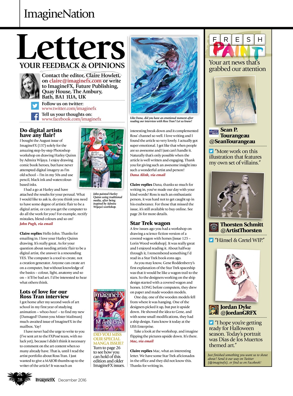 ImagineFX Preview Pages