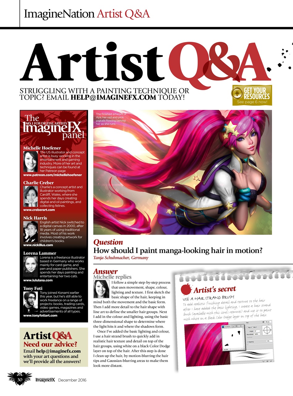 ImagineFX Preview Pages