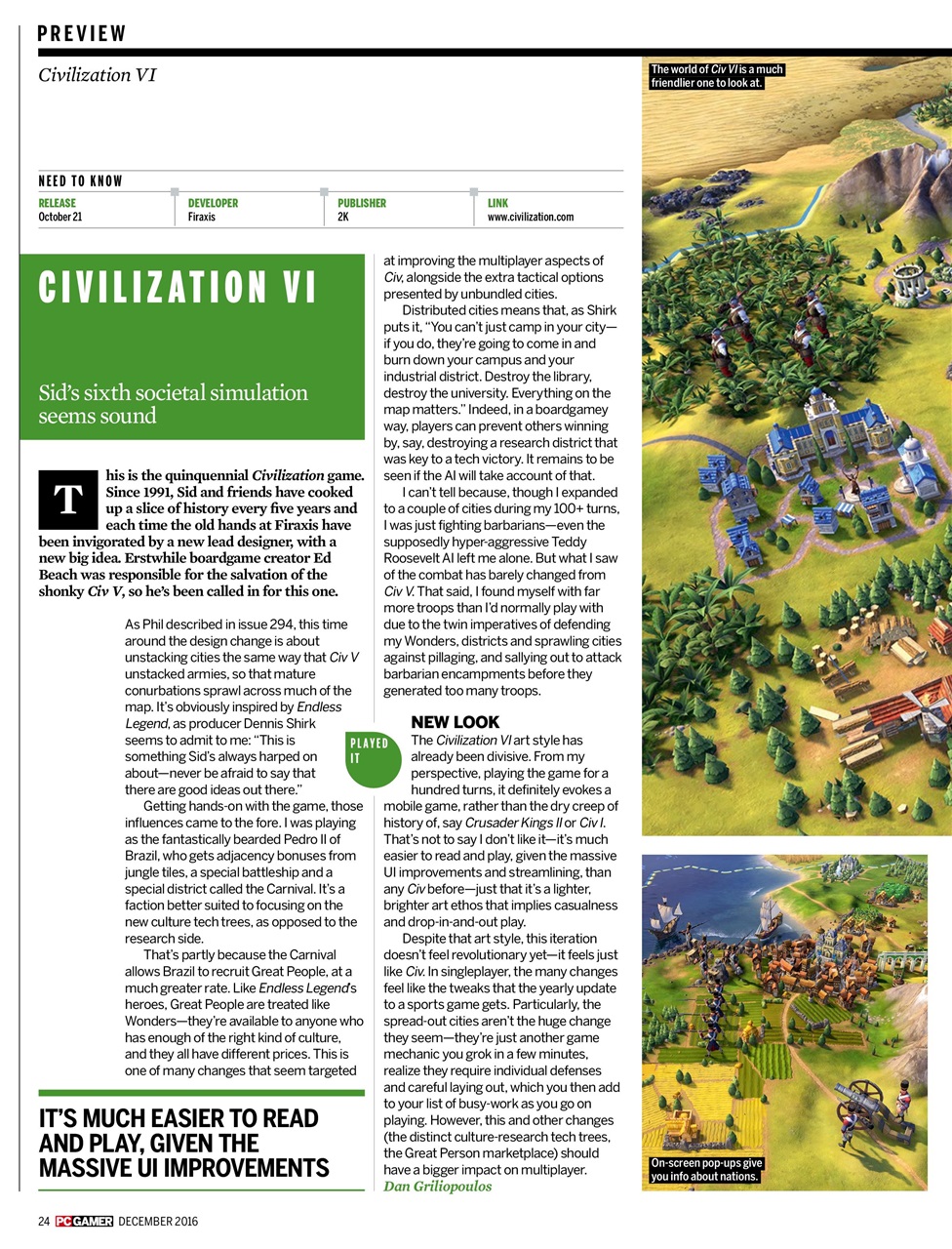 PC Gamer (US Edition) Preview Pages
