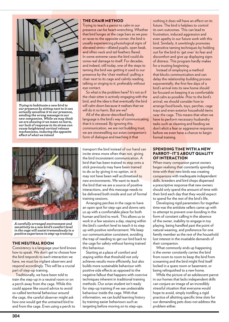 Australian Birdkeeper Magazine Preview Pages