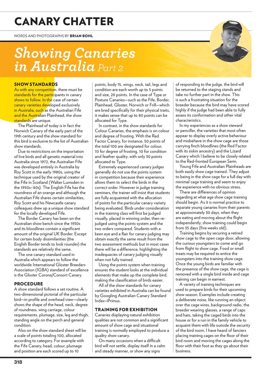 Australian Birdkeeper Magazine Preview Pages