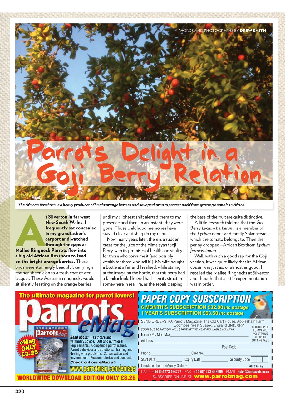 Australian Birdkeeper Magazine Preview Pages