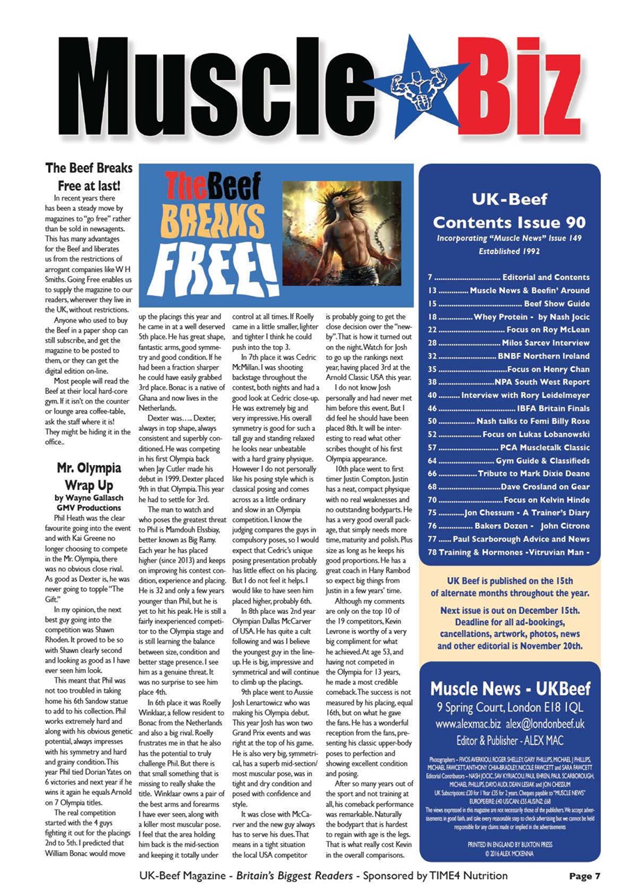 UK Beef Magazine Preview Pages