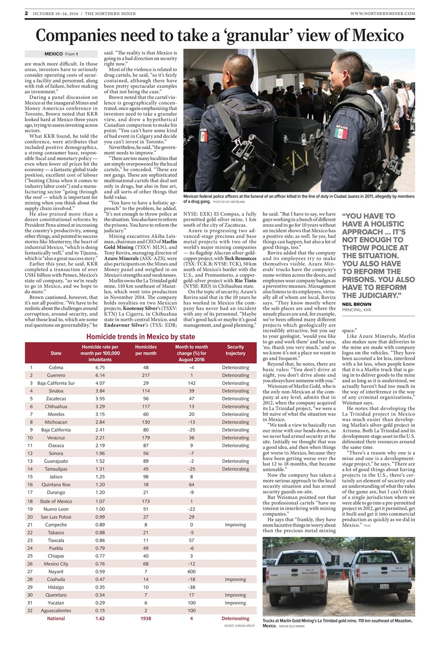 The Northern Miner Preview Pages