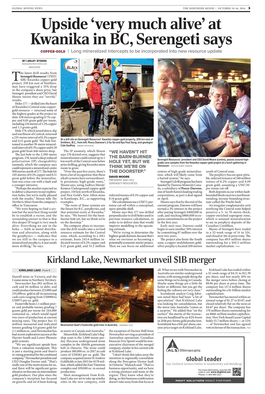 The Northern Miner Preview Pages