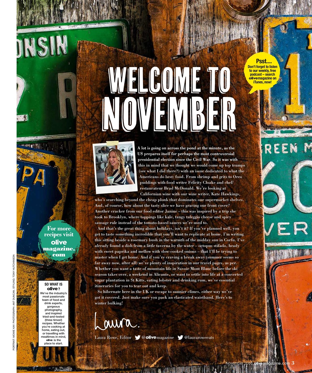 Olive Magazine Preview Pages