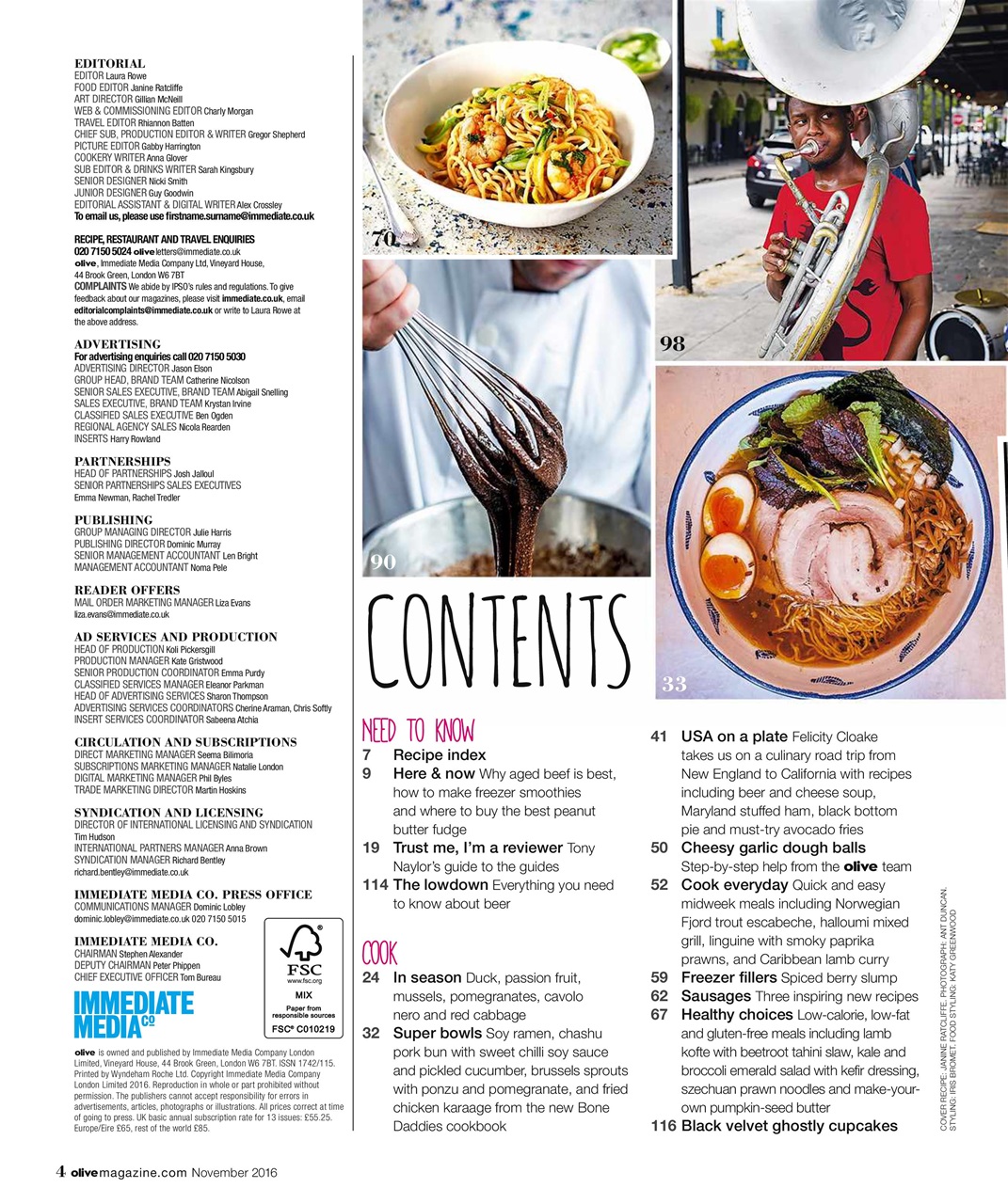 Olive Magazine Preview Pages