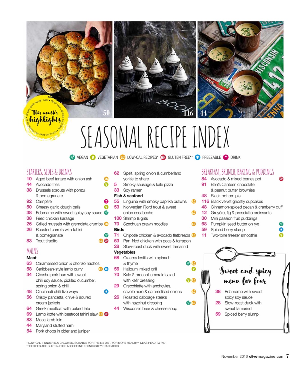 Olive Magazine Preview Pages