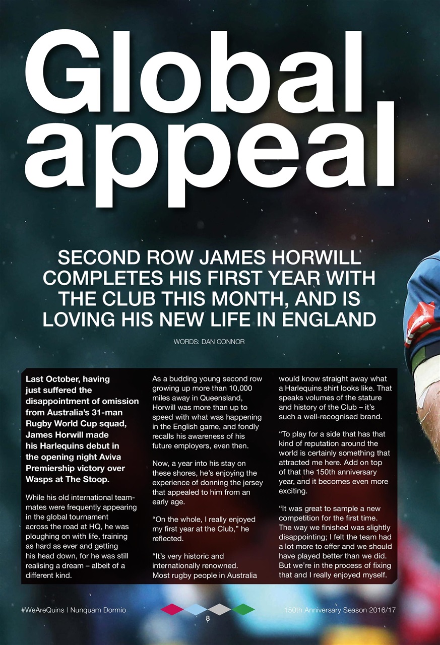 Harlequins Preview Pages