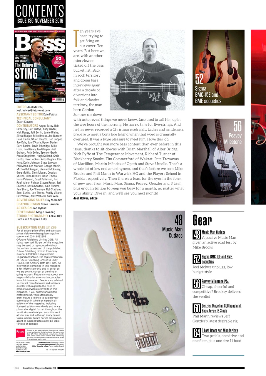 Bass Player UK Preview Pages