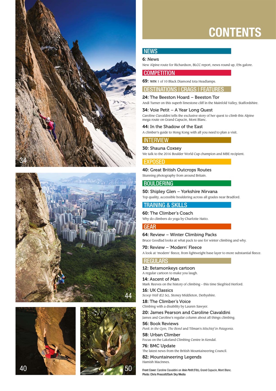 Climber Preview Pages