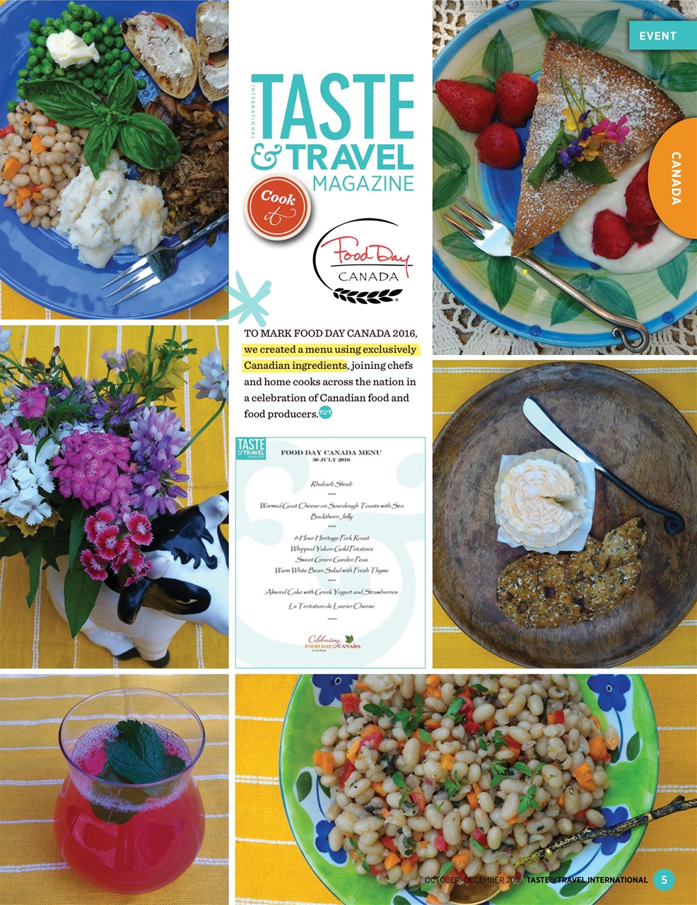 Taste & Travel International Preview Pages