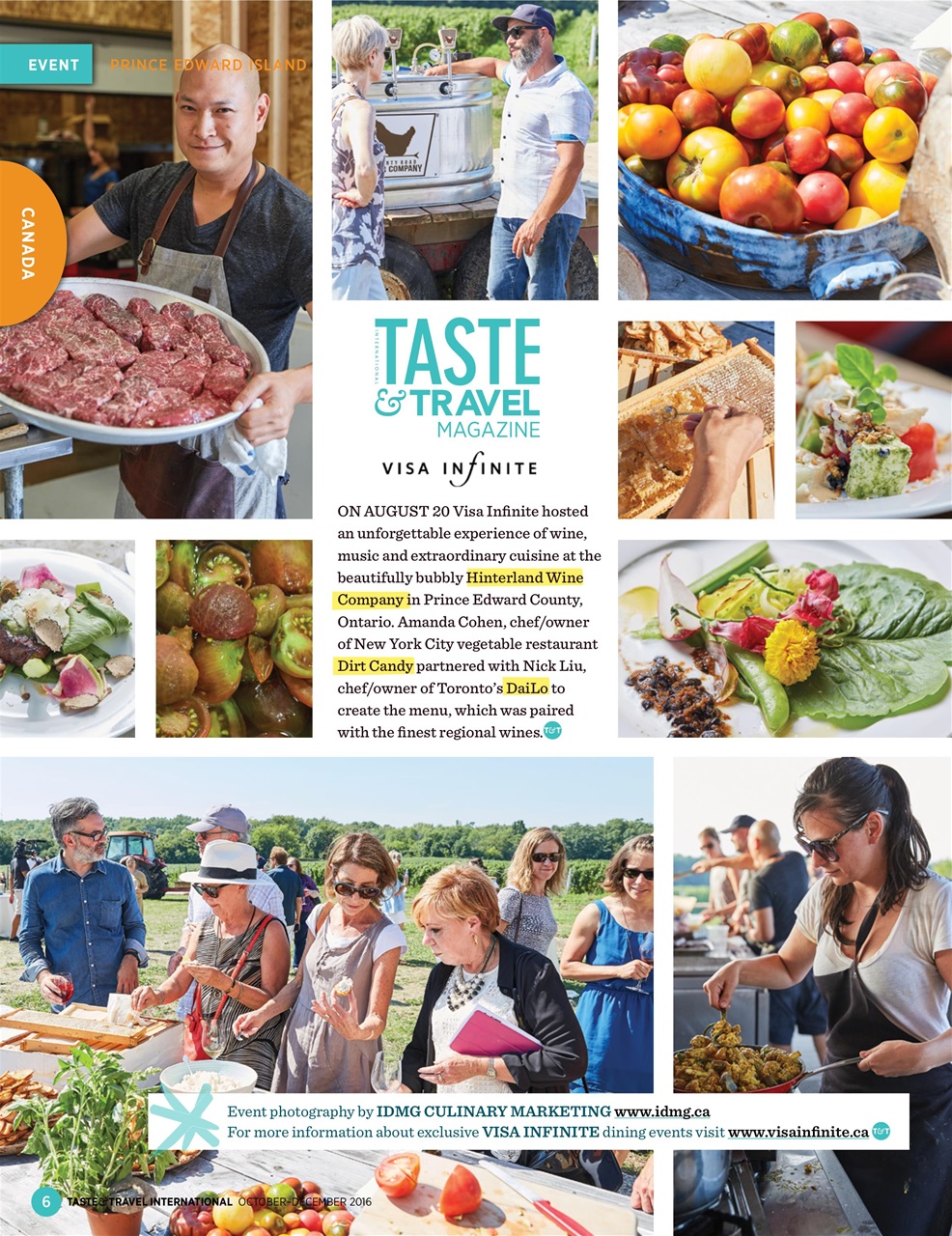 Taste & Travel International Preview Pages