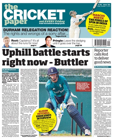 The Cricket Paper issue 7th October 2016