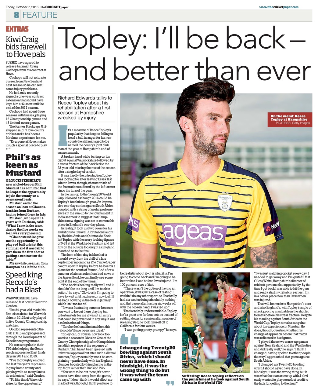 The Cricket Paper Preview Pages