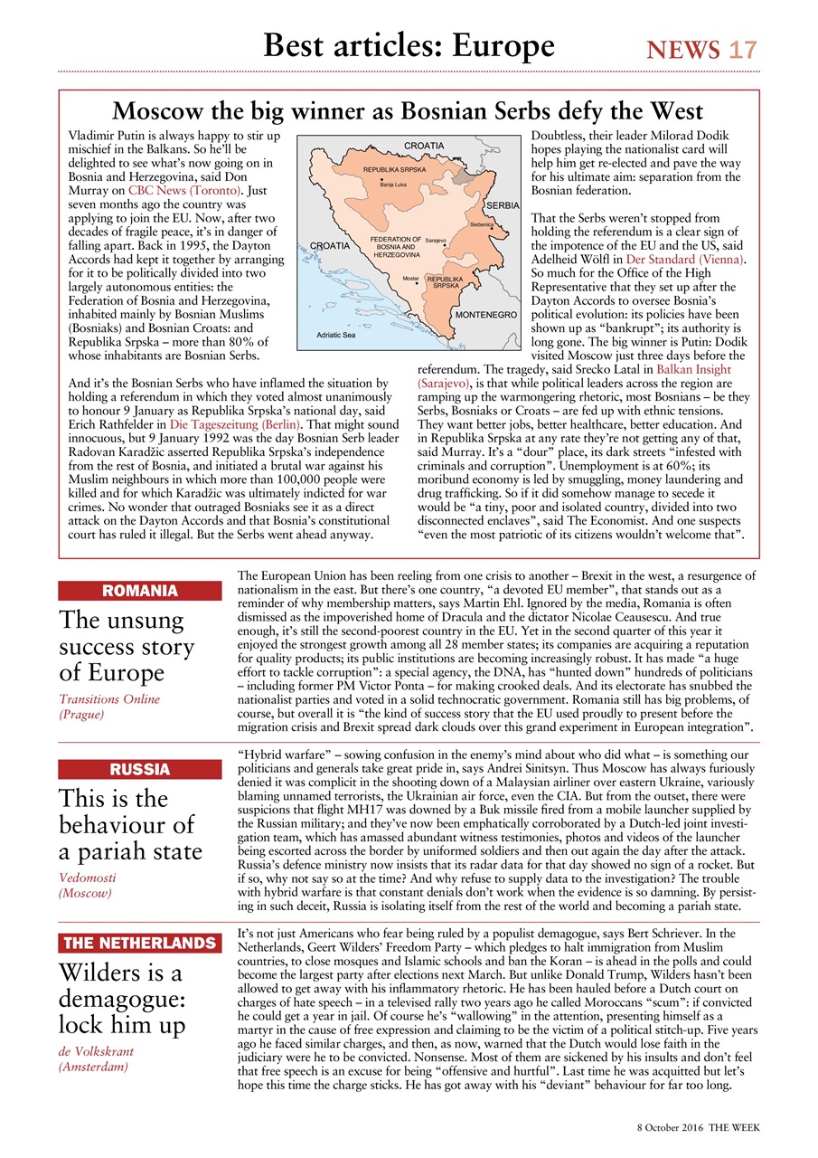 The Week Preview Pages