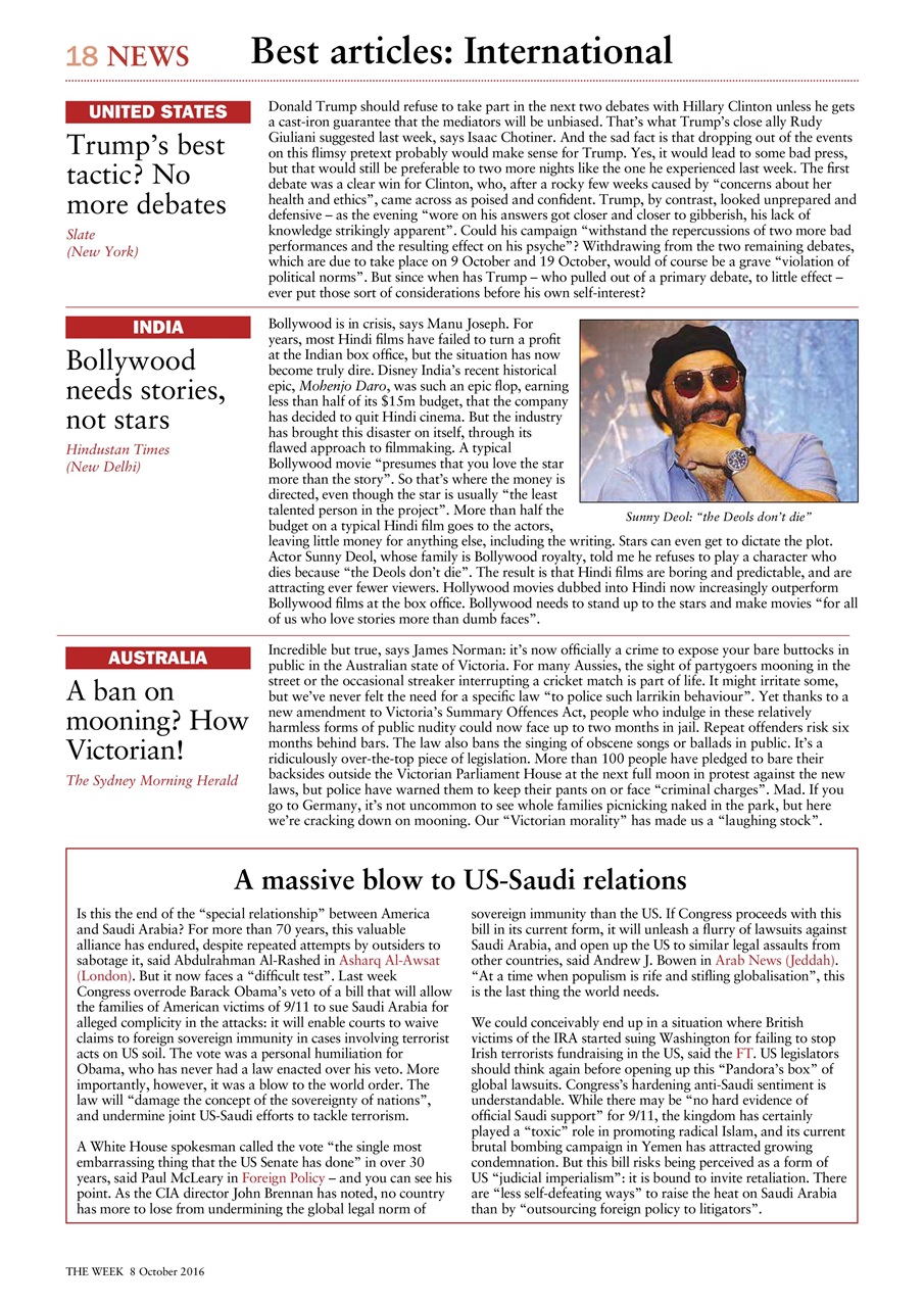 The Week Preview Pages