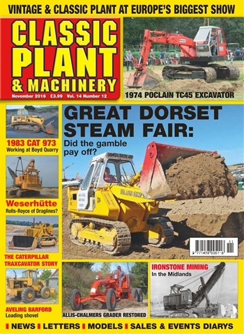 Classic Plant & Machinery issue Vol. 14 No. 12 Great Dorset Steam Fair