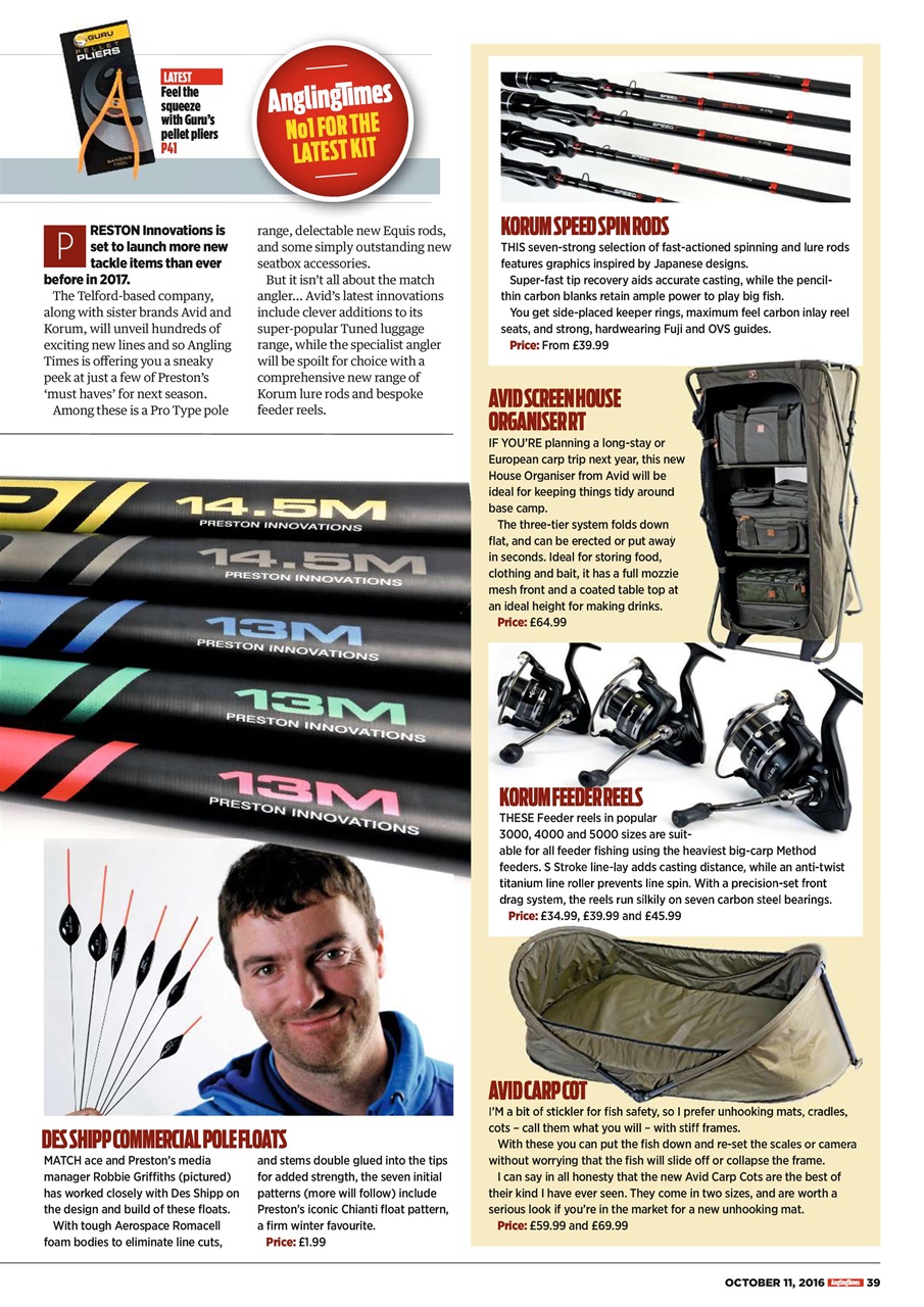 Angling Times Preview Pages