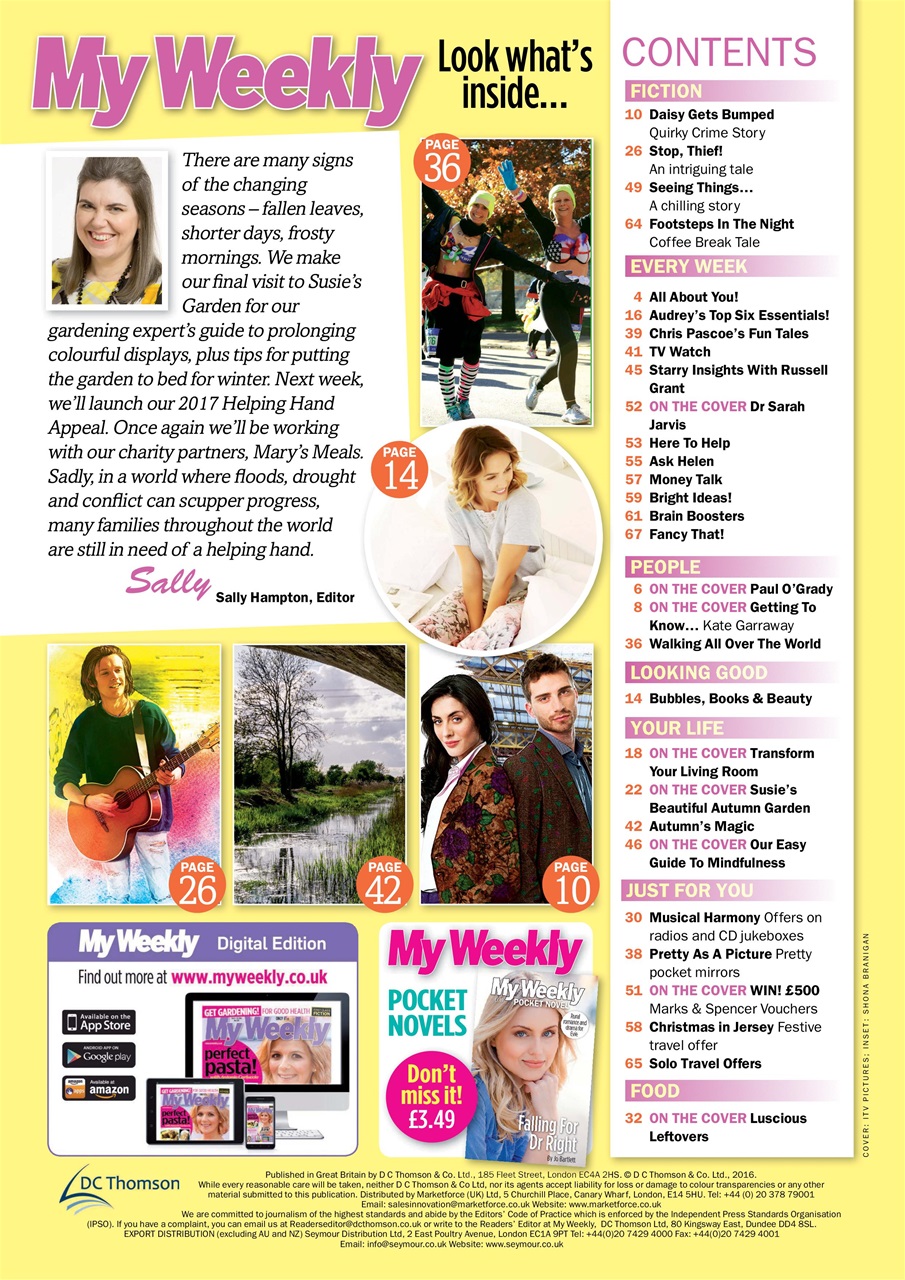 My Weekly Preview Pages