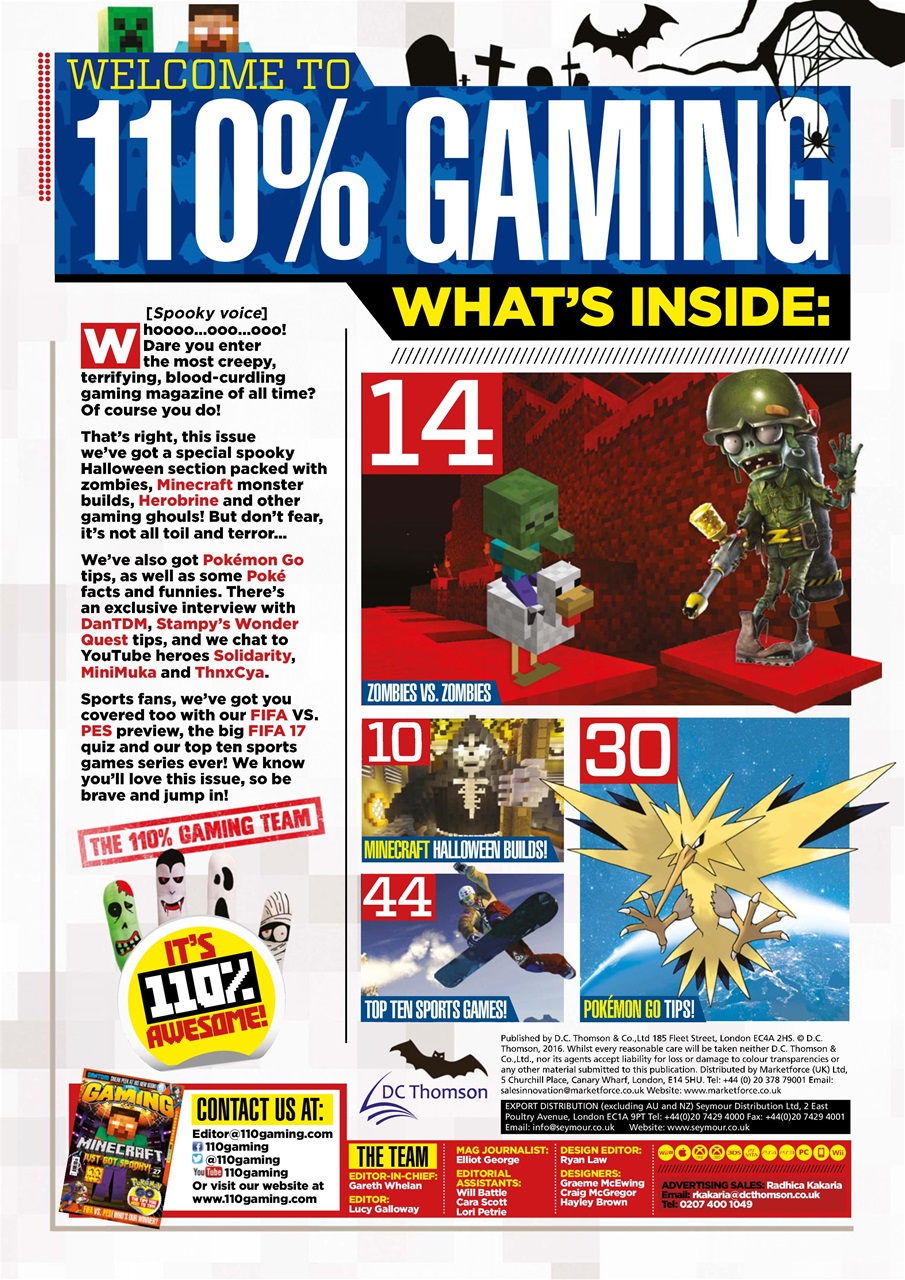 110% Gaming Preview Pages