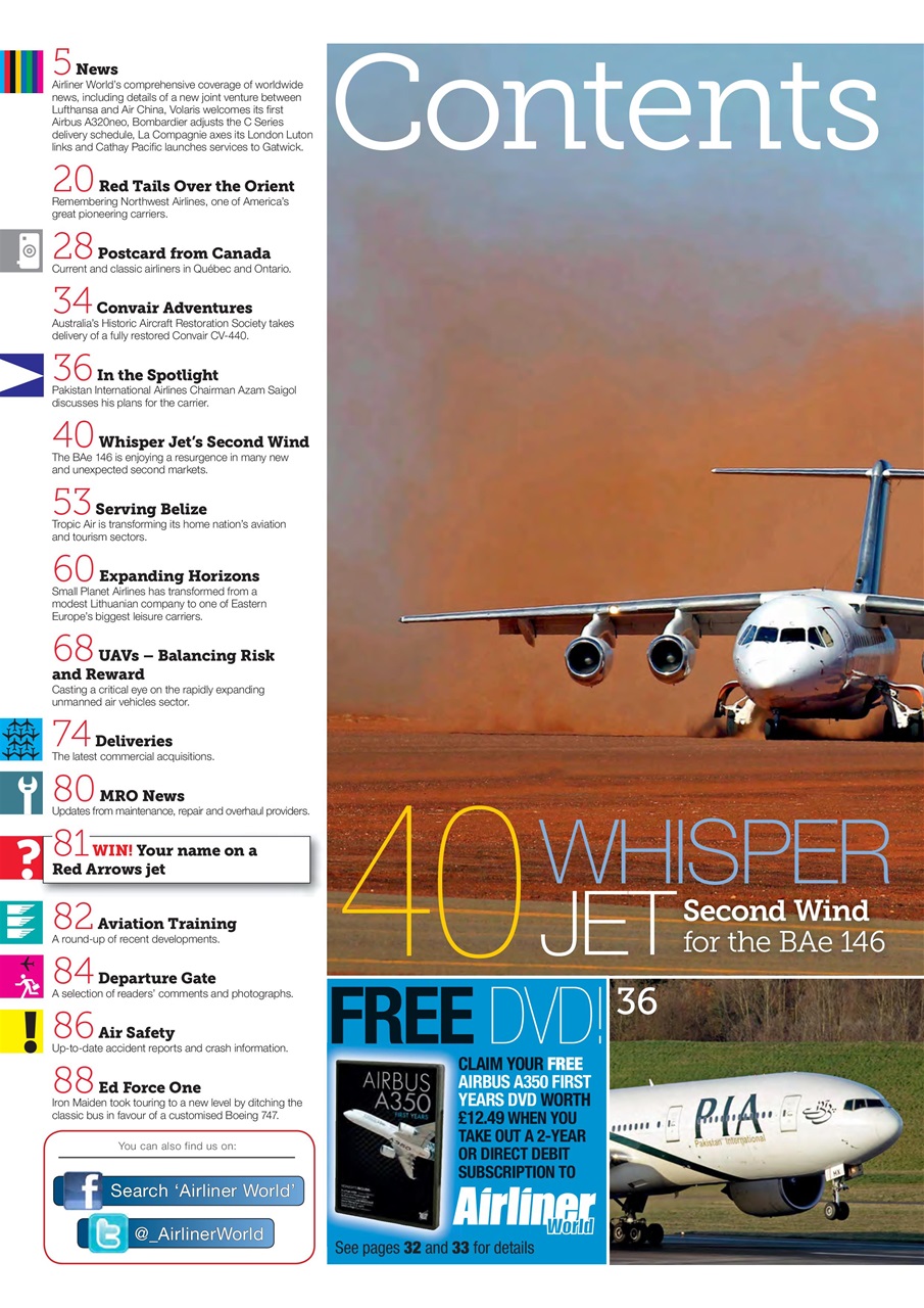 Airliner World Preview Pages