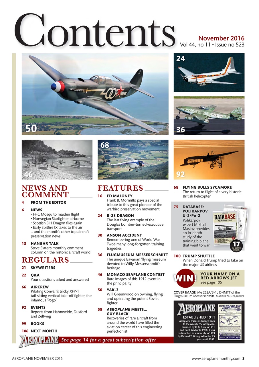 Aeroplane Preview Pages