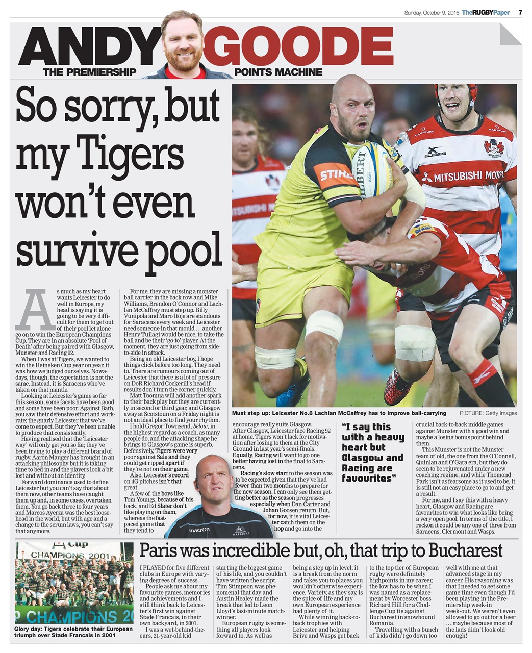 The Rugby Paper Preview Pages