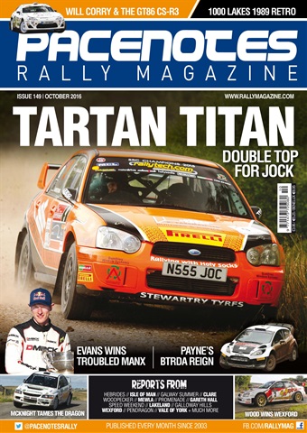 Pacenotes Rally magazine issue Issue 149 - October 2016