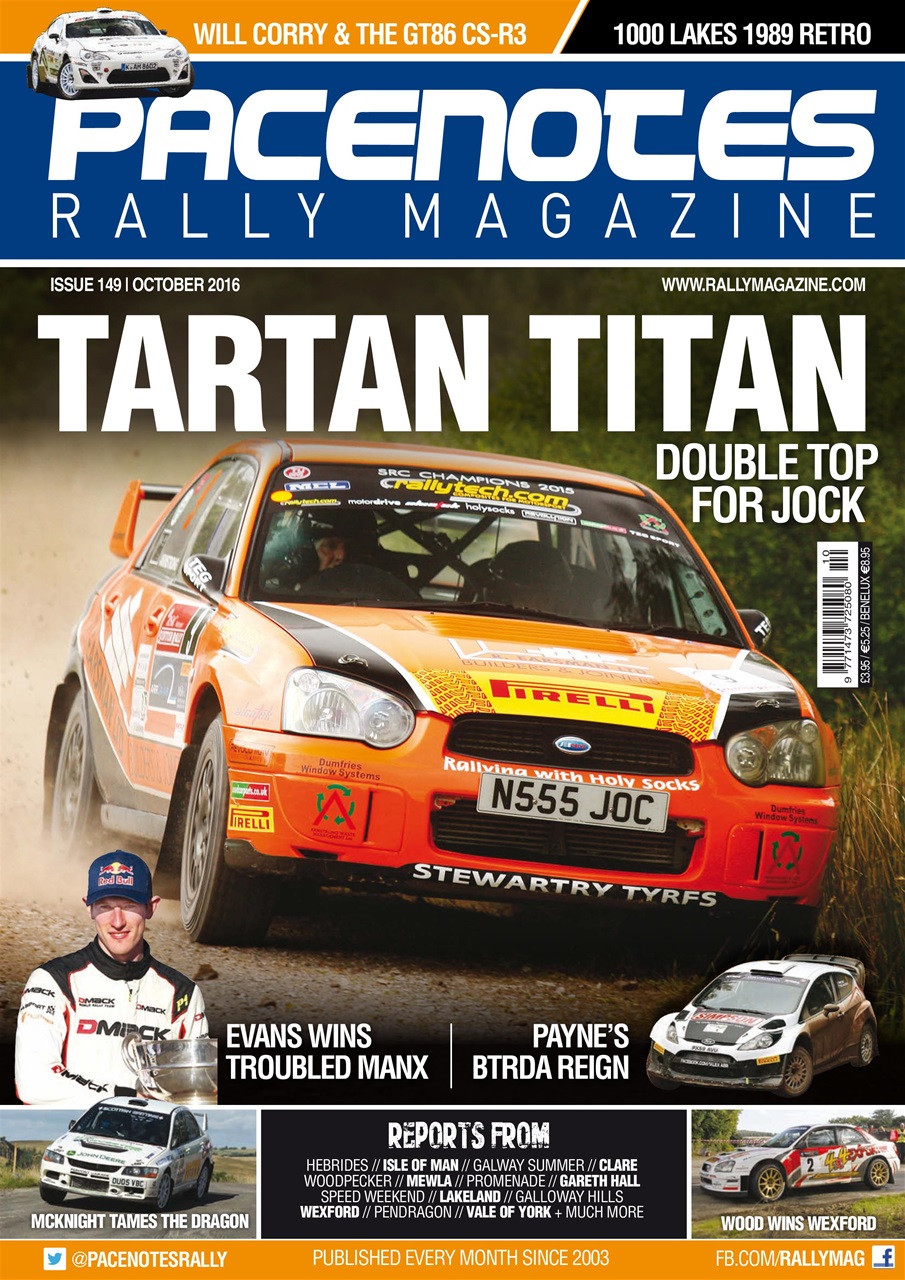 Pacenotes Rally magazine Preview Pages