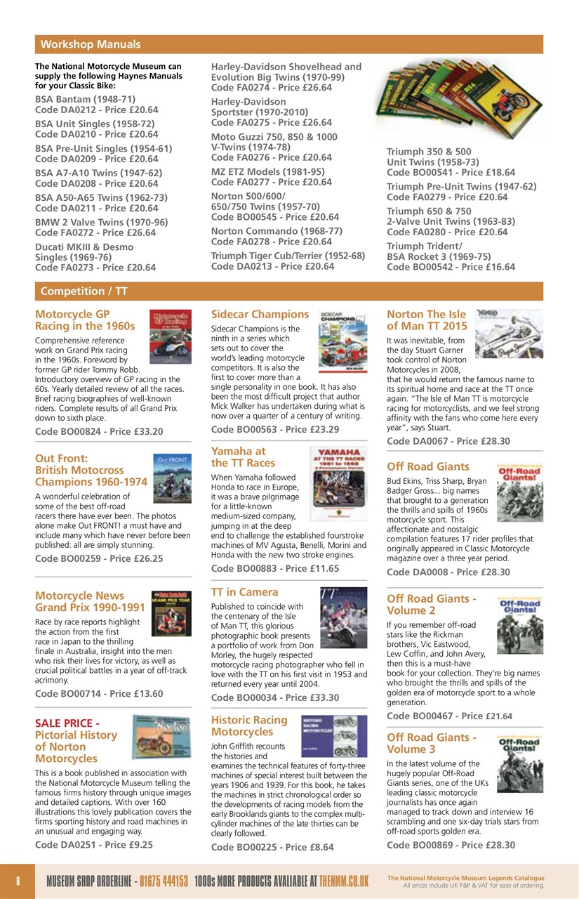 Classic Racer Preview Pages