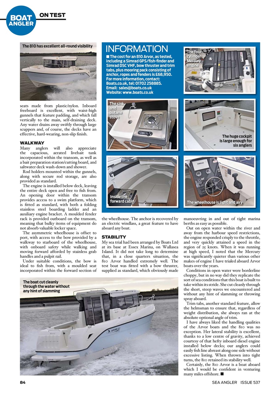 Sea Angler Preview Pages