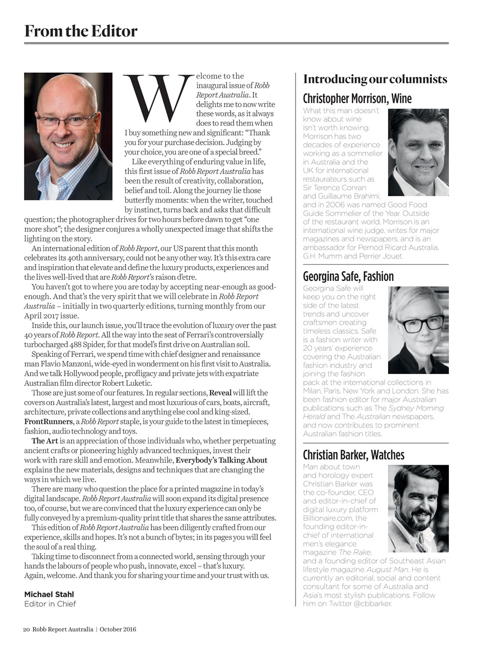 Robb Report Australia & New Zealand Preview Pages