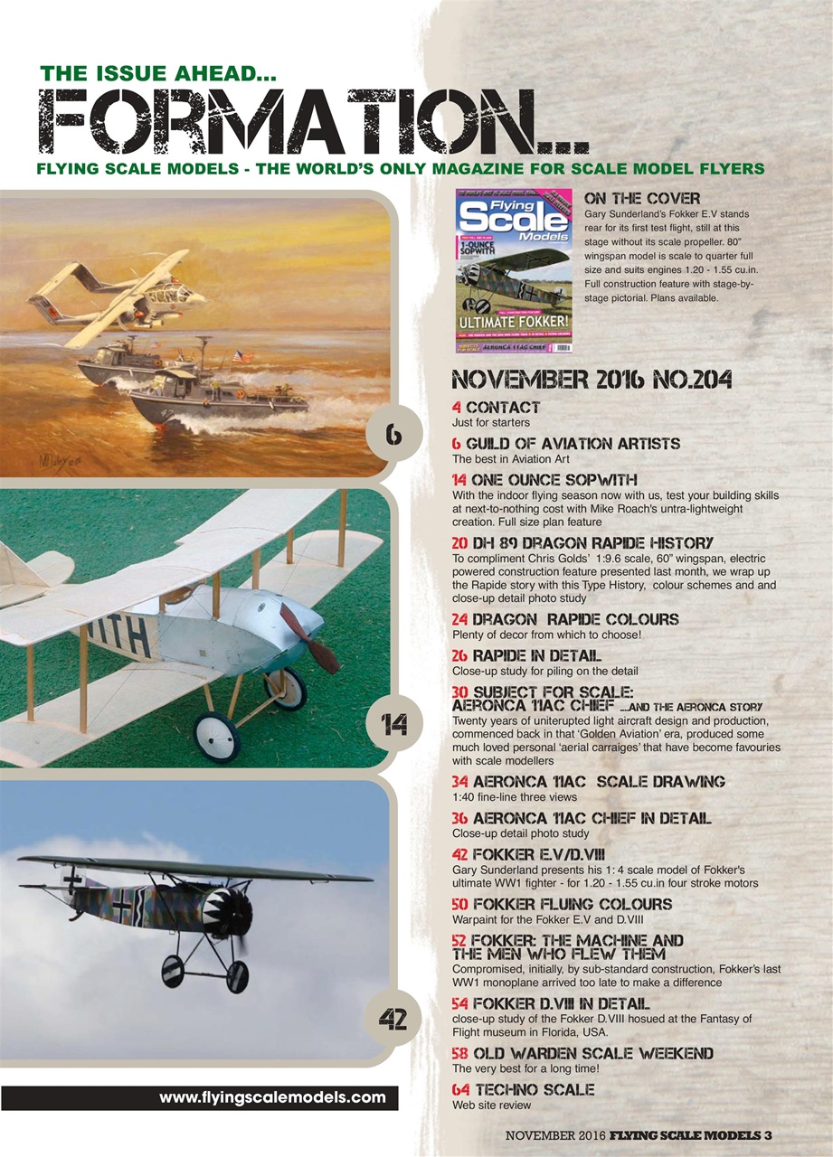 Flying Scale Models Preview Pages