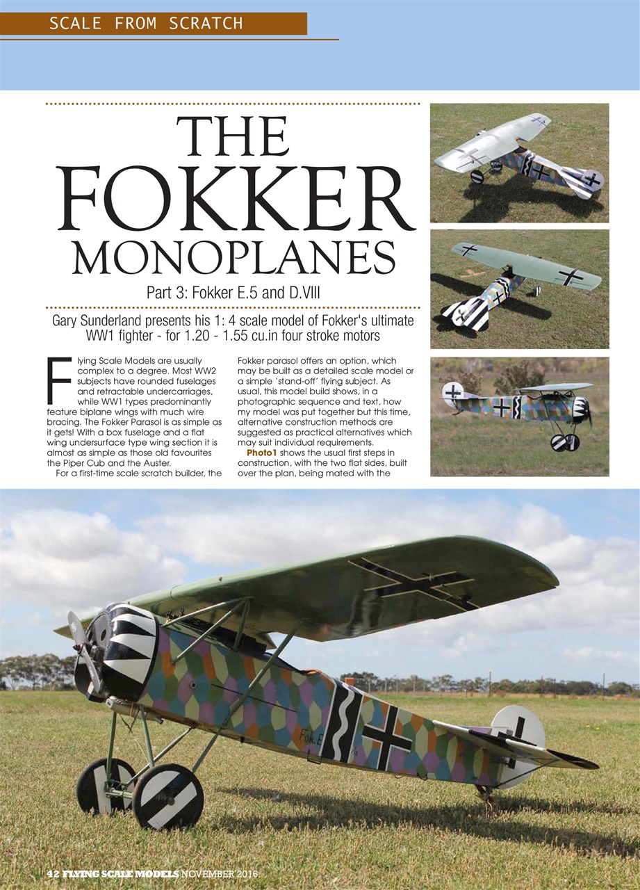 Flying Scale Models Preview Pages