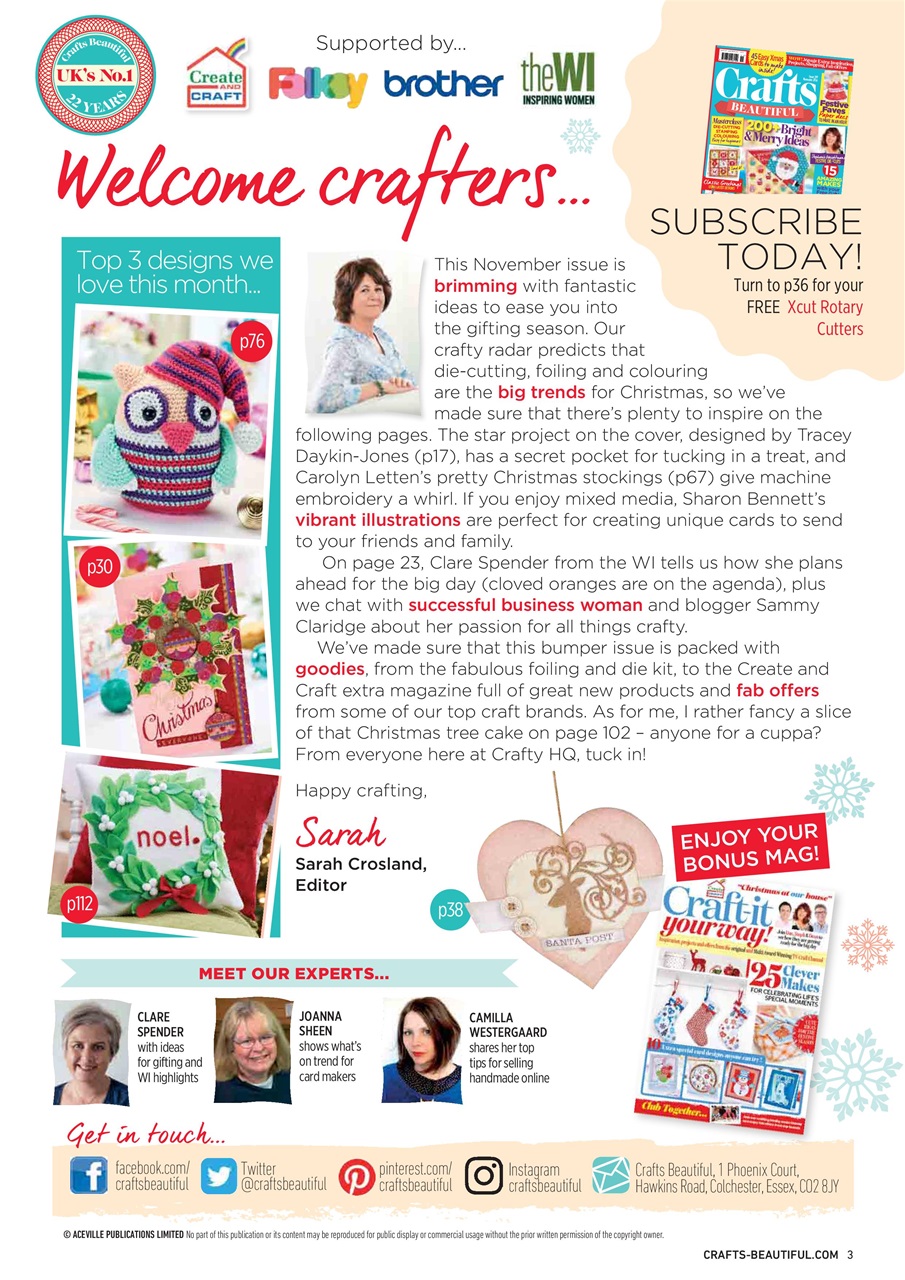 Crafts Beautiful Preview Pages