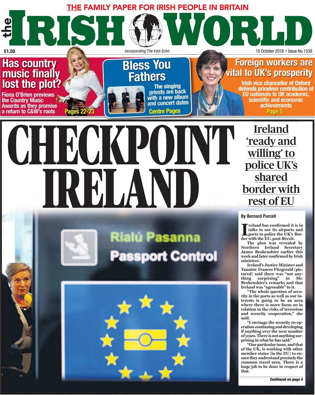 Irish World Preview Pages