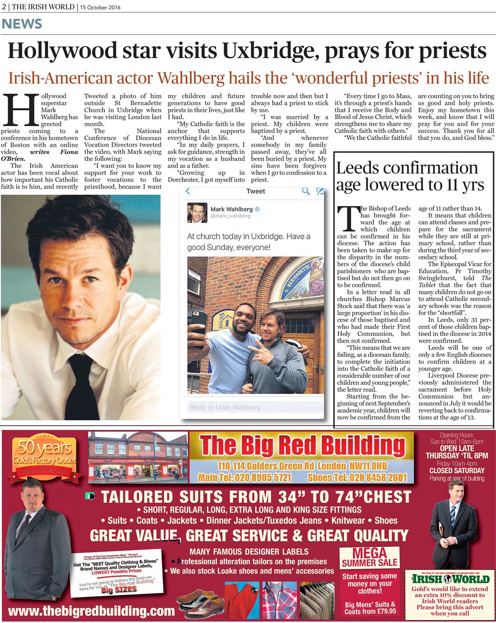 Irish World Preview Pages