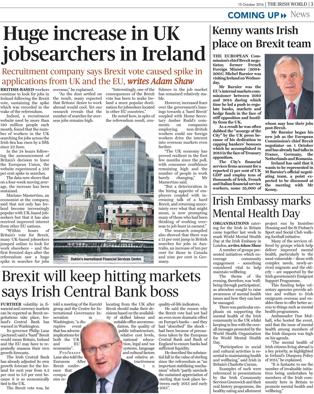 Irish World Preview Pages