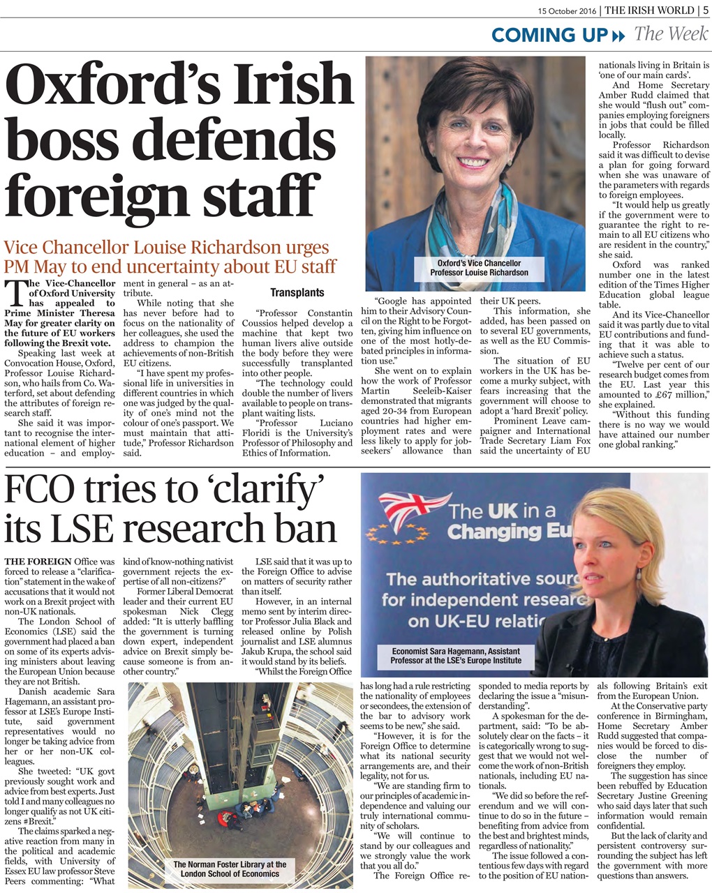 Irish World Preview Pages