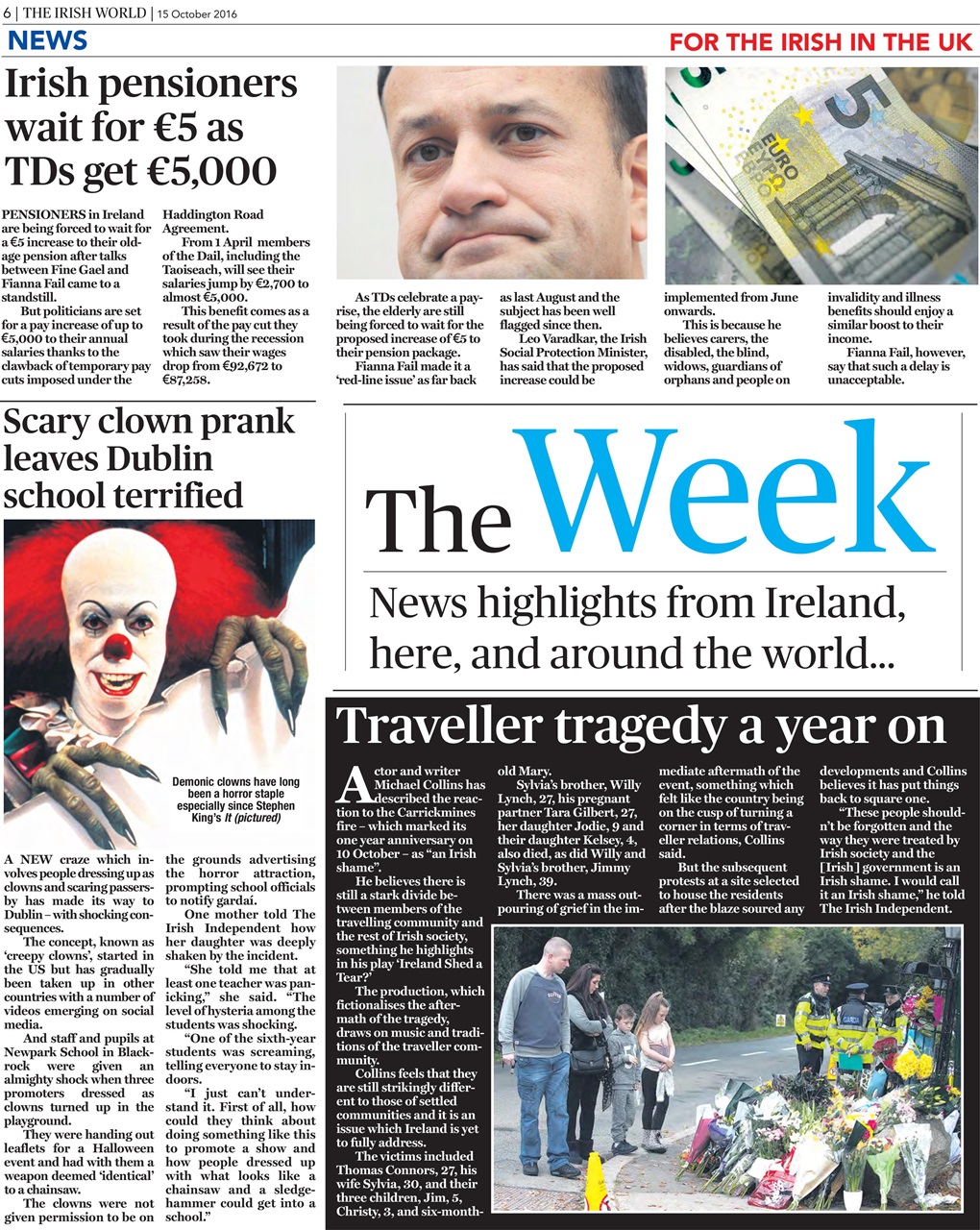 Irish World Preview Pages