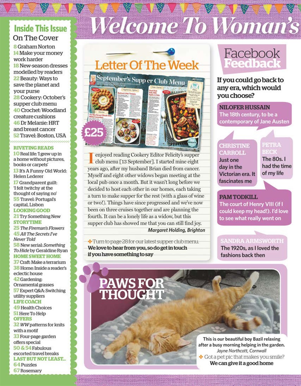 Woman's Weekly Preview Pages