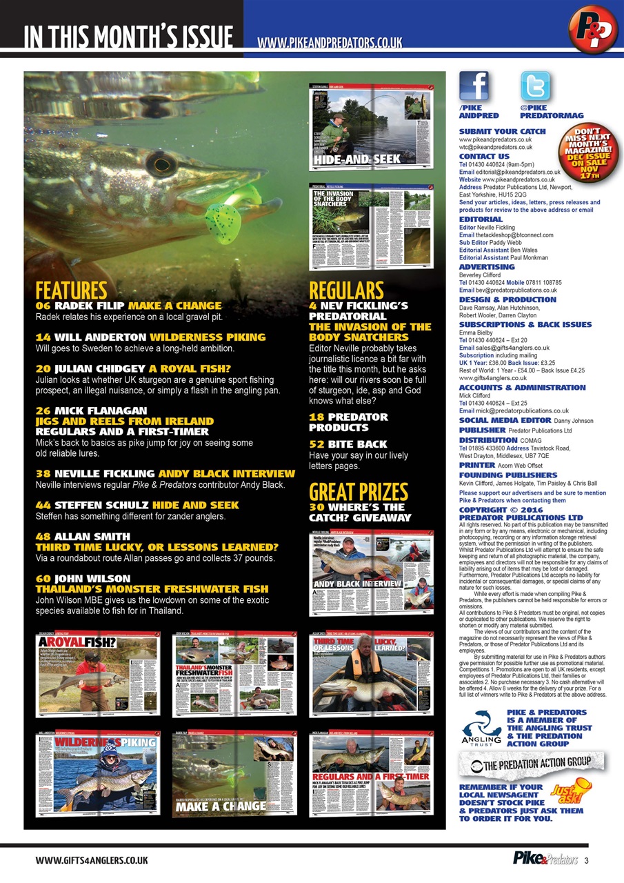 Pike & Predators Preview Pages